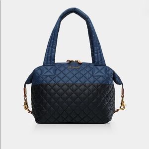 MZ Wallace Black & Navy Colorblock Medium Sutton